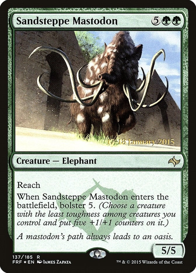 Image for Sandsteppe Mastodon (137) (PRE) - Magic: The Gathering