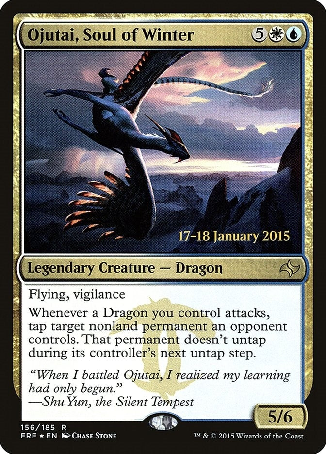 Image for Ojutai, Soul of Winter (156) (PRE) - Magic: The Gathering