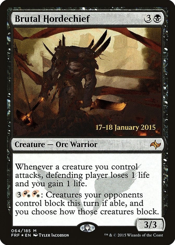 Image for Brutal Hordechief (64) (PRE) - Magic: The Gathering