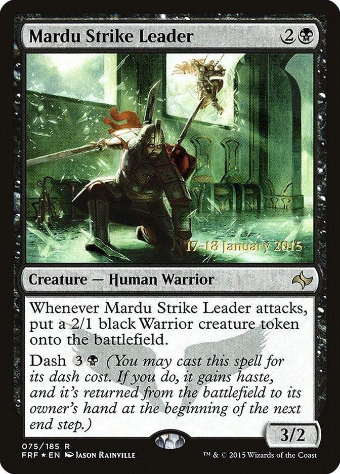 Image for Mardu Strike Leader (75) (PRE) - Magic: The Gathering