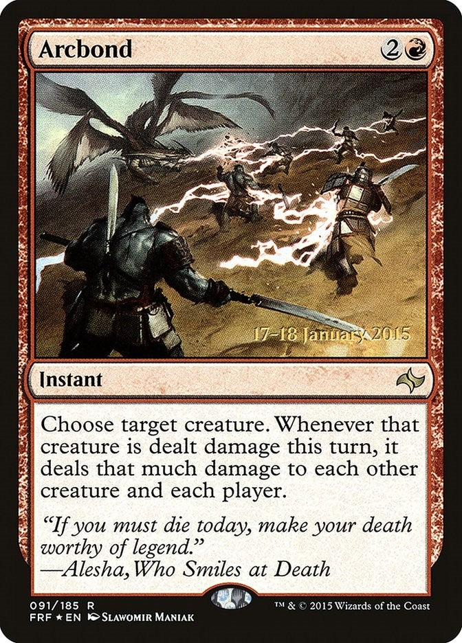 Image for Arcbond (91) (PRE) - Magic: The Gathering