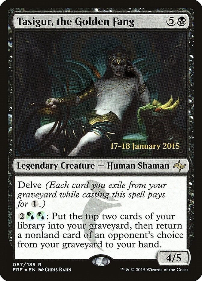 Image for Tasigur, the Golden Fang (87) (PRE) - Magic: The Gathering