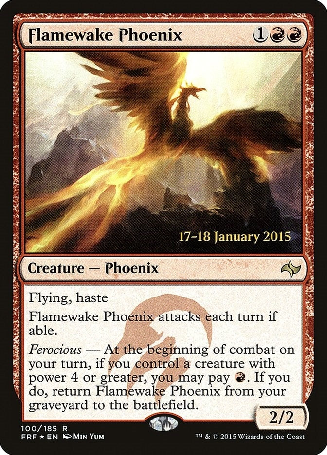 Image for Flamewake Phoenix (FRF) (100) (PRE) - Magic: The Gathering