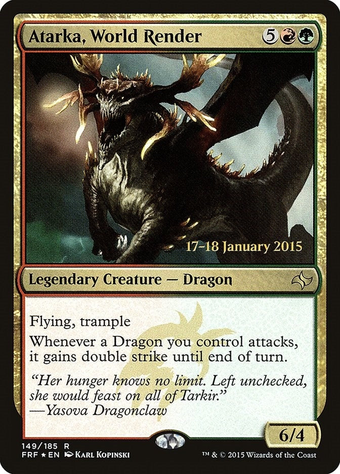 Image for Atarka, World Render (149) (PRE) - Magic: The Gathering