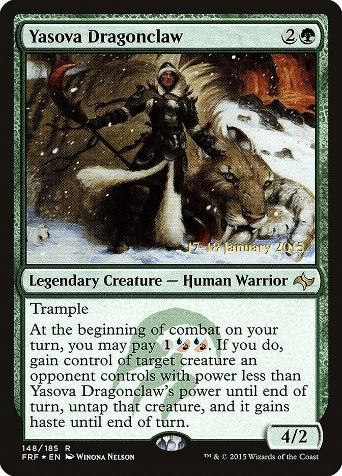 Image for Yasova Dragonclaw (148) (PRE) - Magic: The Gathering