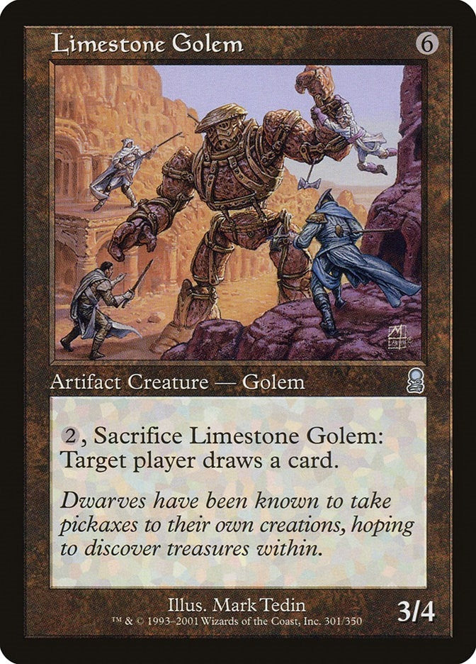 Image for Limestone Golem (301) (ODY) - Magic: The Gathering