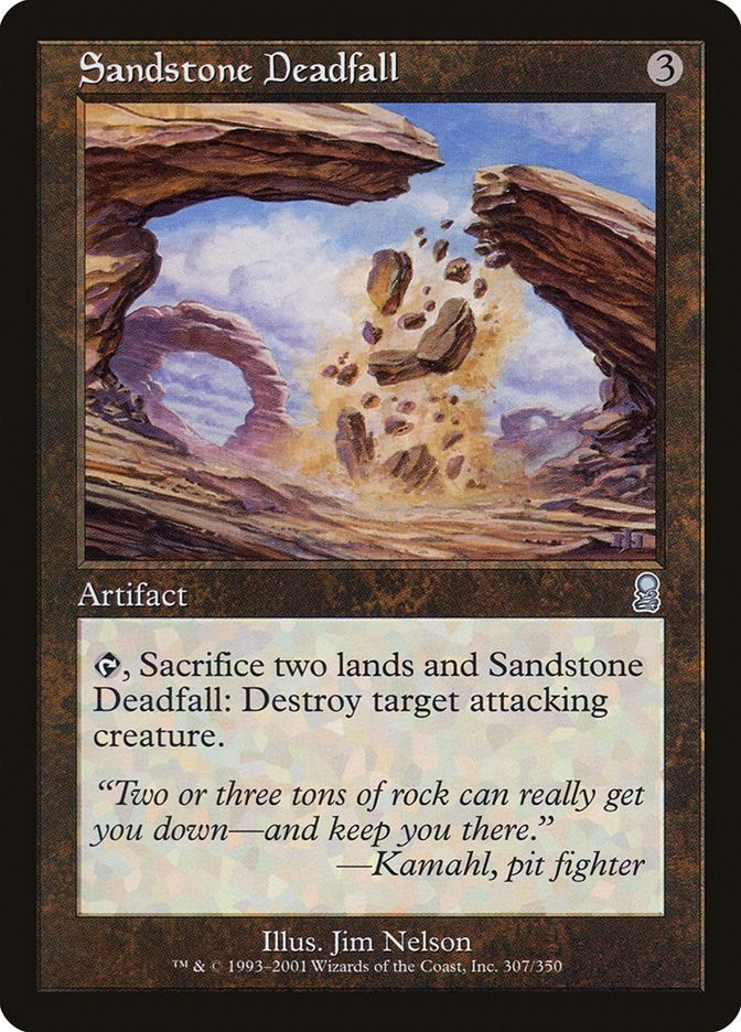 Image for Sandstone Deadfall (307) (ODY) - Magic: The Gathering