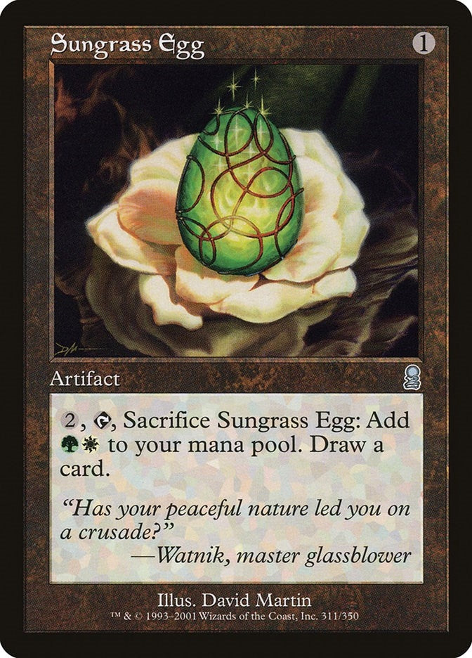 Image for Sungrass Egg (311) (ODY) - Magic: The Gathering