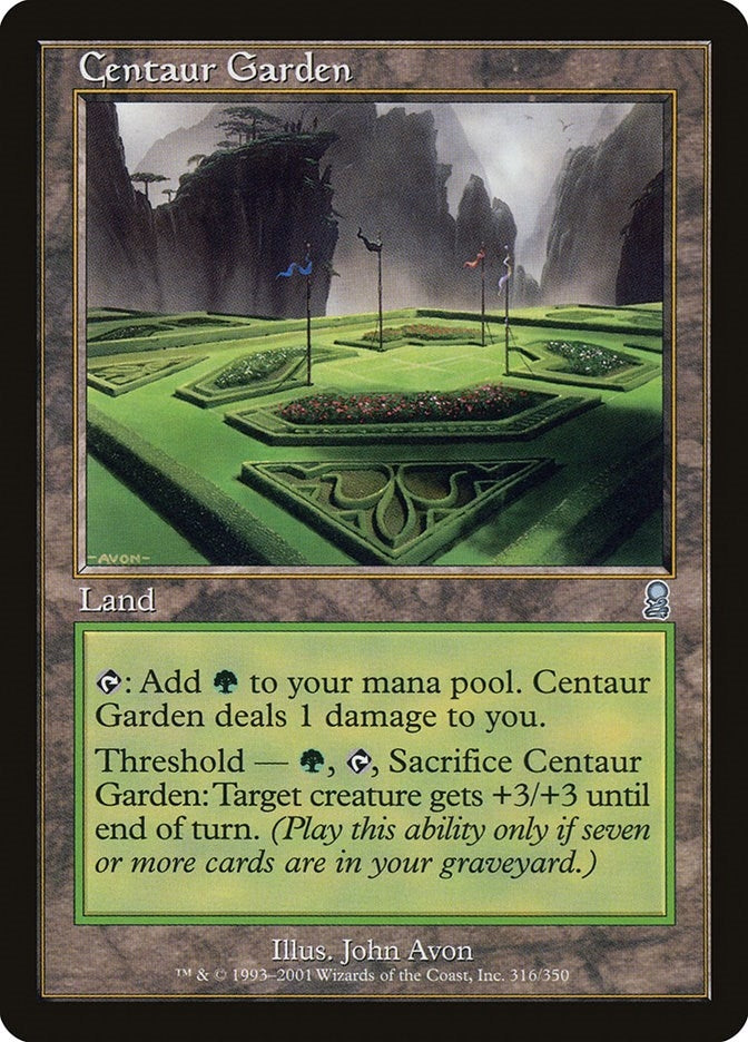 Image for Centaur Garden (316) (ODY) - Magic: The Gathering