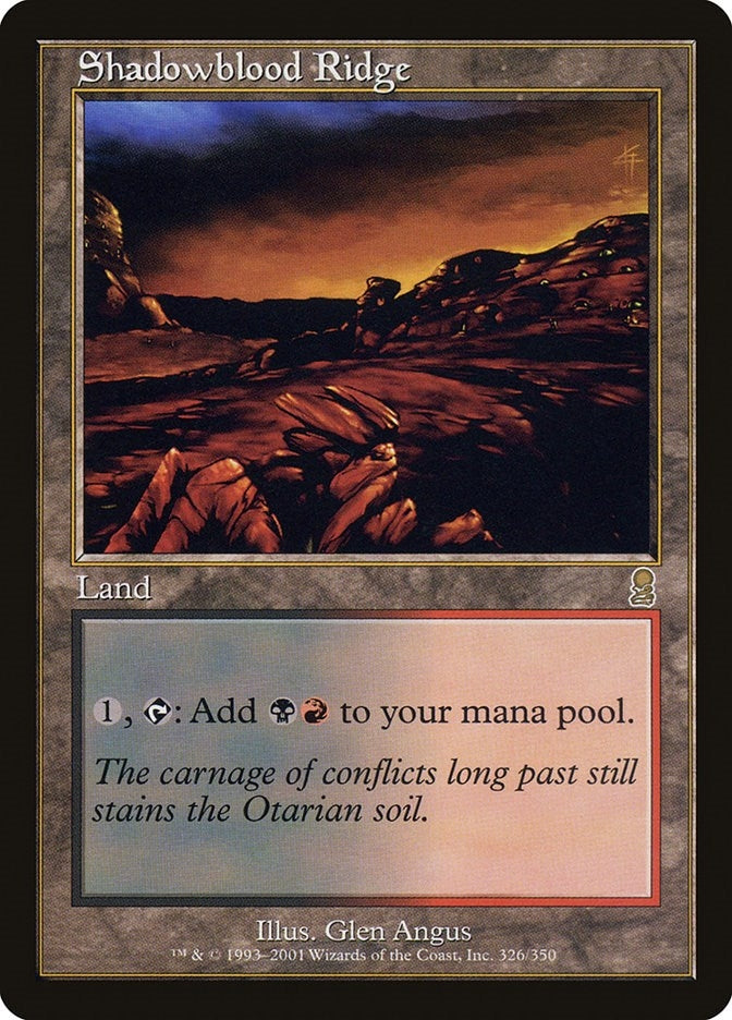 Image for Shadowblood Ridge (326) (ODY) - Magic: The Gathering