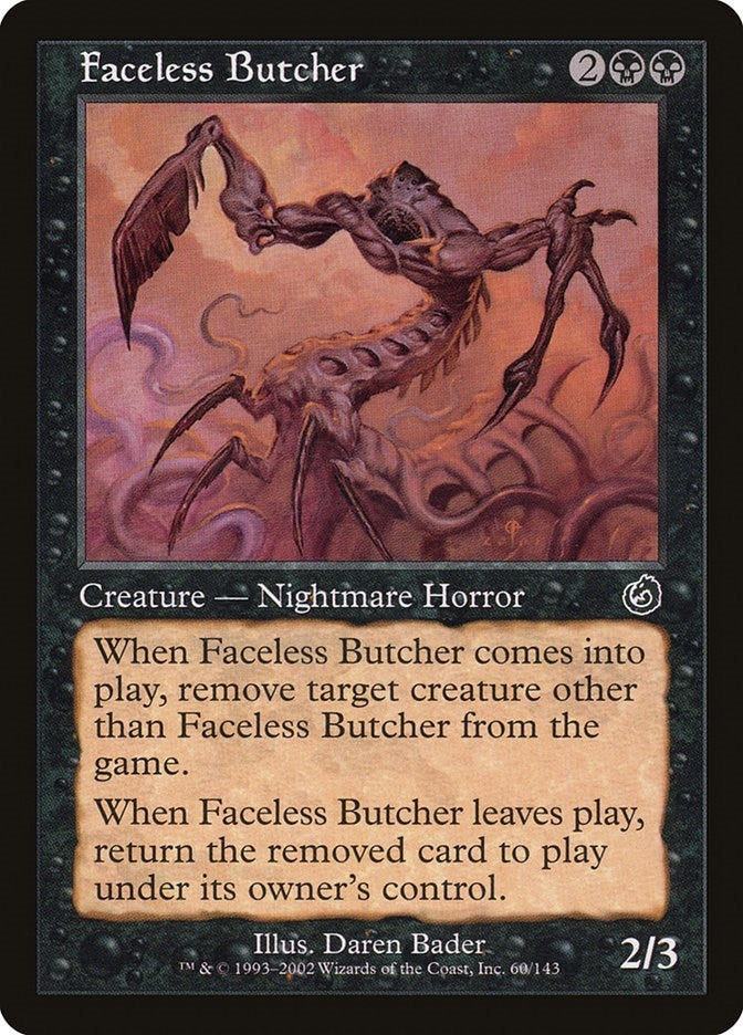 Image for Faceless Butcher (60) (TOR) - Magic: The Gathering