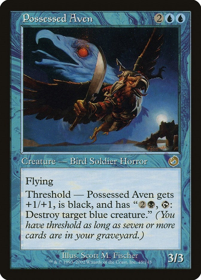 Image for Possessed Aven (45) (TOR) - Magic: The Gathering