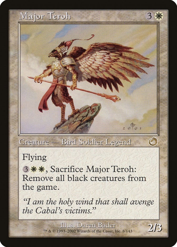 Image for Major Teroh (8) (TOR) - Magic: The Gathering