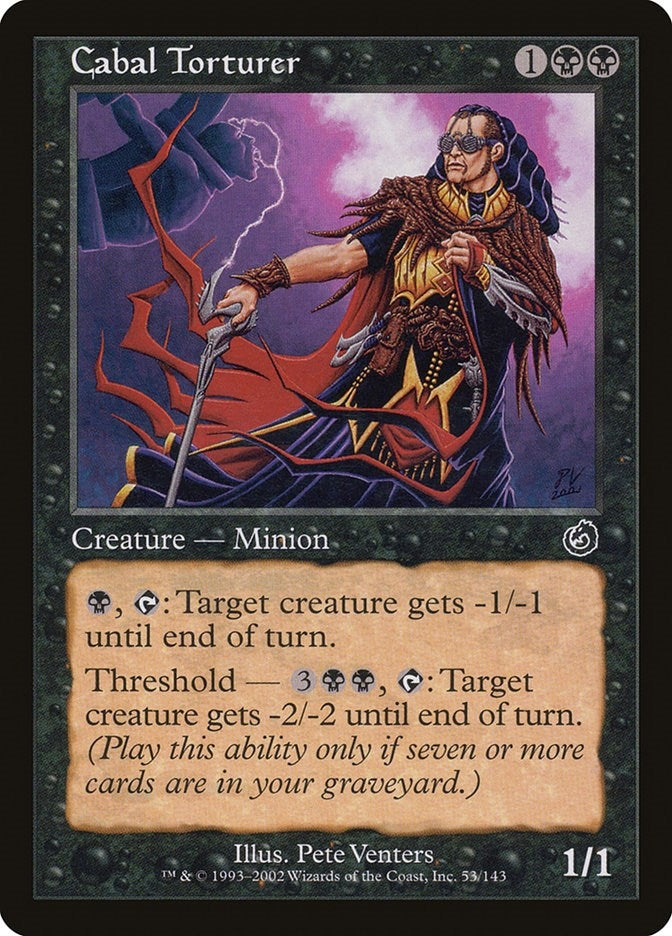 Image for Cabal Torturer (53) (TOR) - Magic: The Gathering
