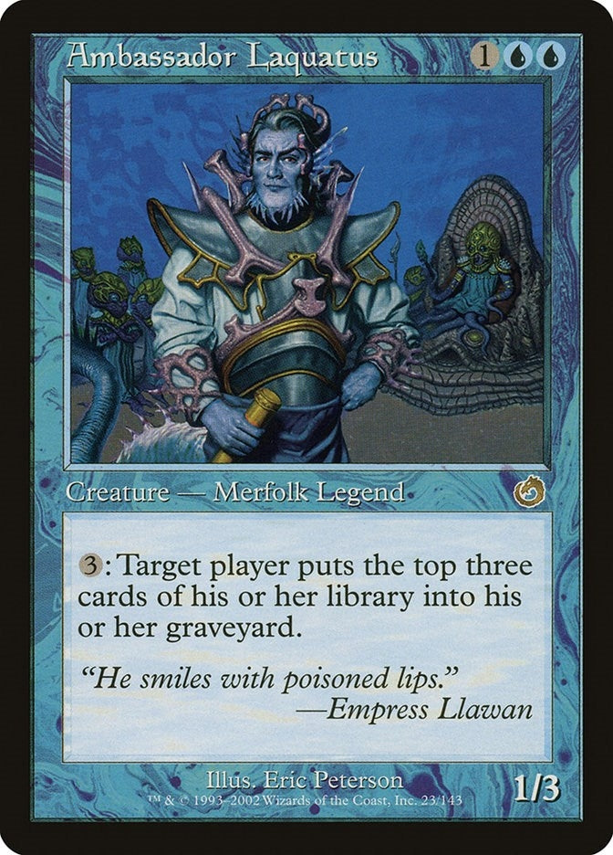 Image for Ambassador Laquatus (23) (TOR) - Magic: The Gathering