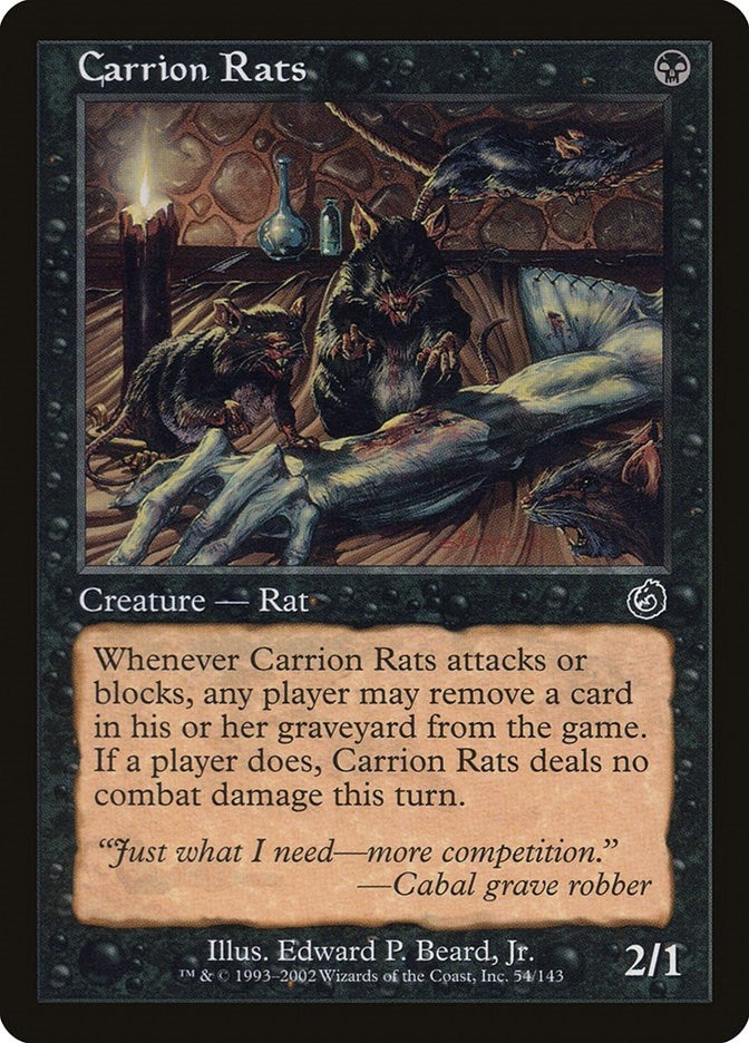 Image for Carrion Rats (54) (TOR) - Magic: The Gathering