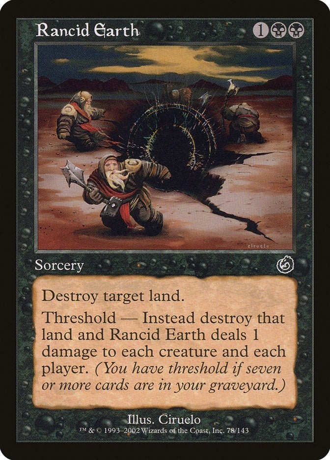 Image for Rancid Earth (78) (TOR) - Magic: The Gathering