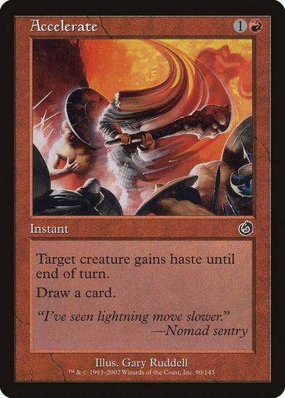 Accelerate (90) (TOR)