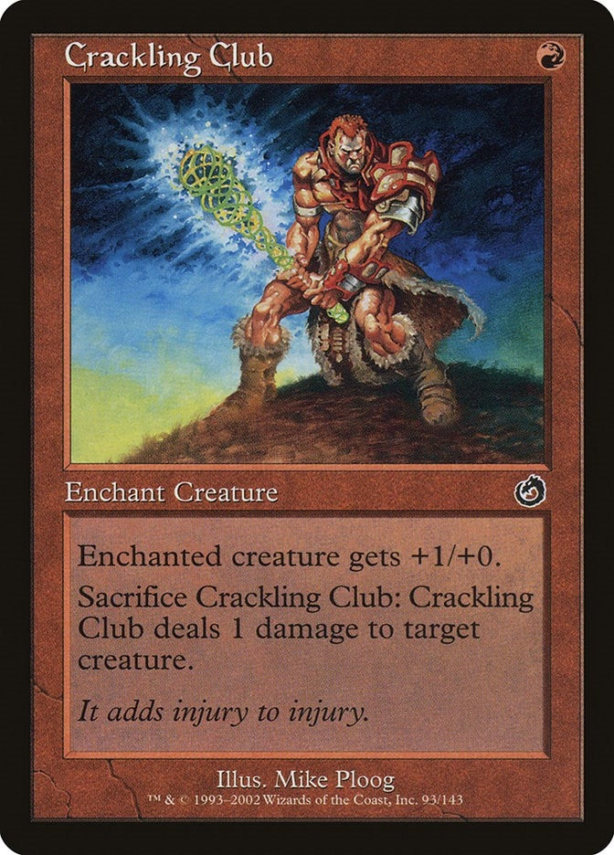 Image for Crackling Club (93) (TOR) - Magic: The Gathering