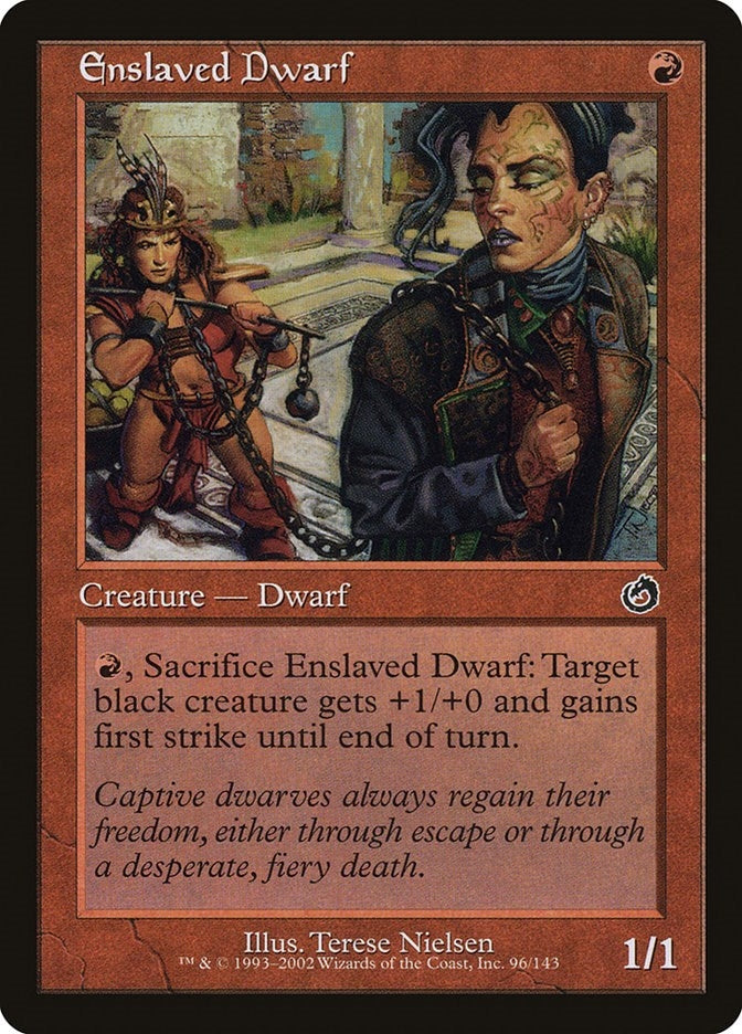 Image for Enslaved Dwarf (96) (TOR) - Magic: The Gathering