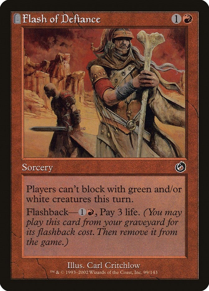 Image for Flash of Defiance (99) (TOR) - Magic: The Gathering