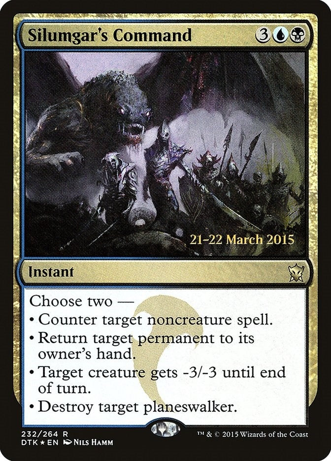 Image for Silumgar's Command (232) (PRE) - Magic: The Gathering