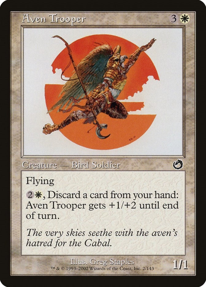 Image for Aven Trooper (2) (TOR) - Magic: The Gathering