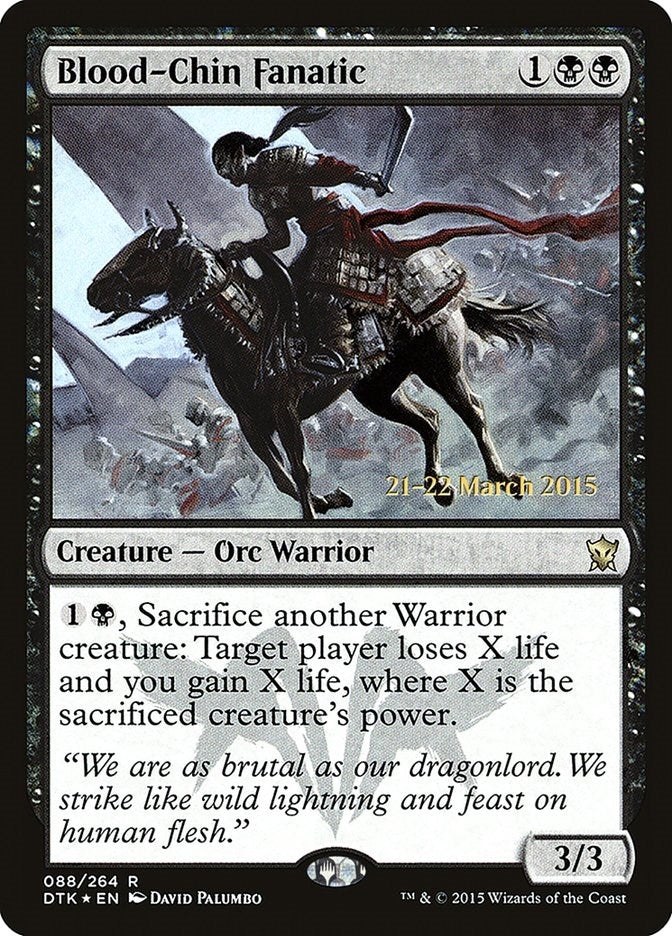 Image for Blood-Chin Fanatic (88) (PRE) - Magic: The Gathering