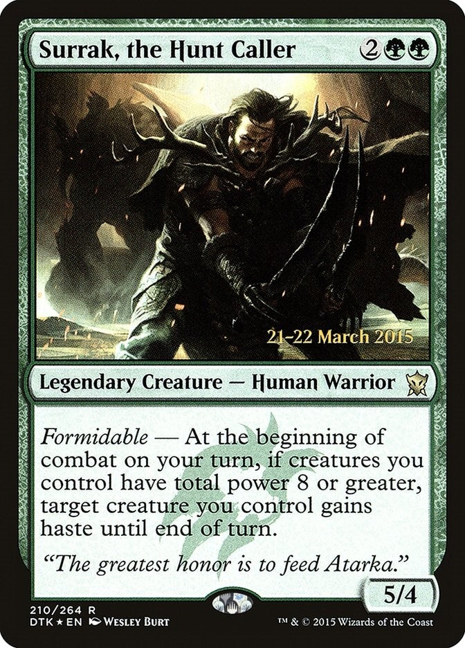 Image for Surrak, the Hunt Caller (210) (PRE) - Magic: The Gathering