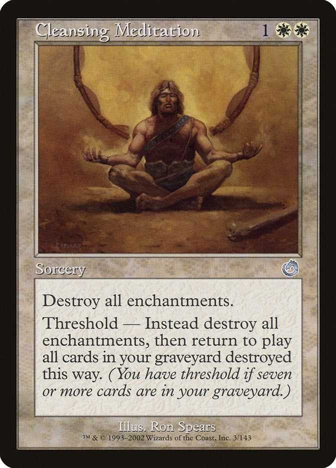 Image for Cleansing Meditation (3) (TOR) - Magic: The Gathering