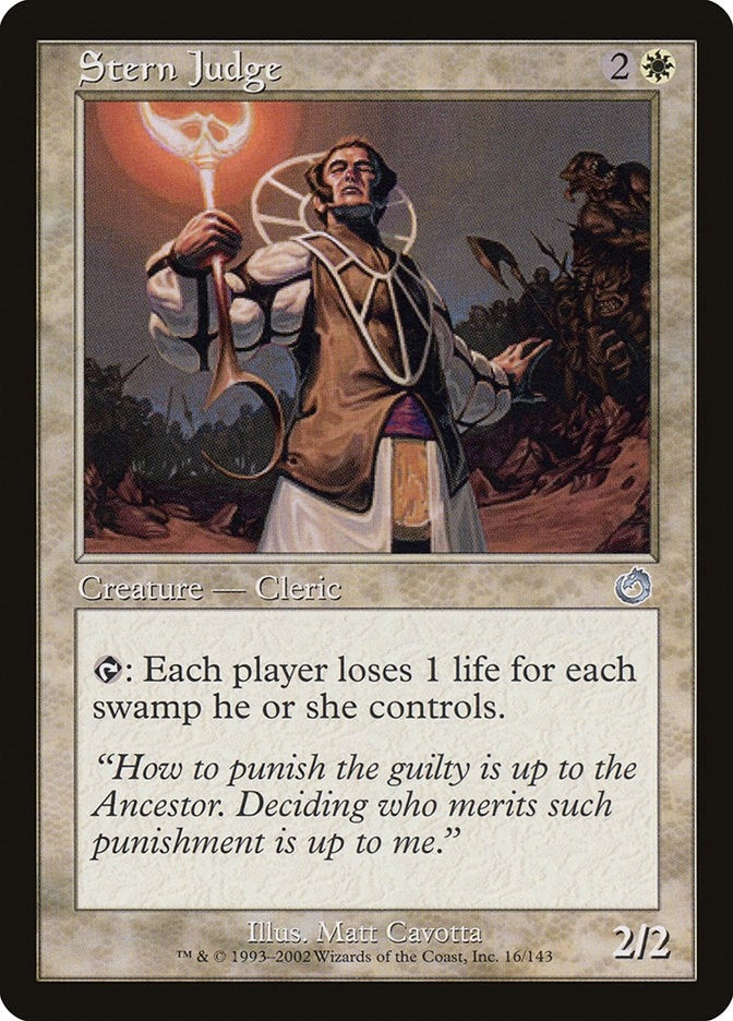 Image for Stern Judge (16) (TOR) - Magic: The Gathering