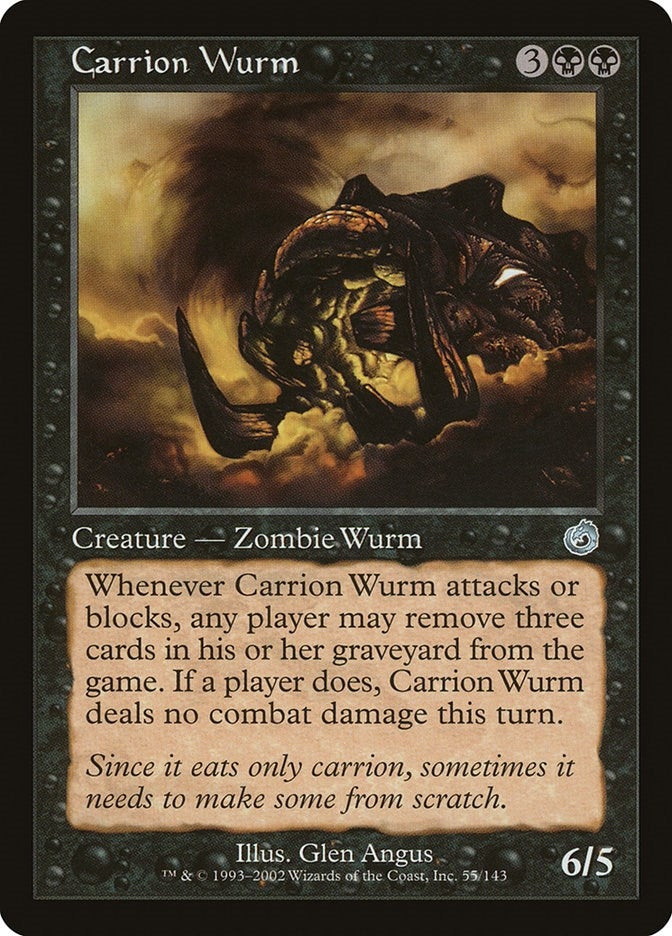 Image for Carrion Wurm (55) (TOR) - Magic: The Gathering
