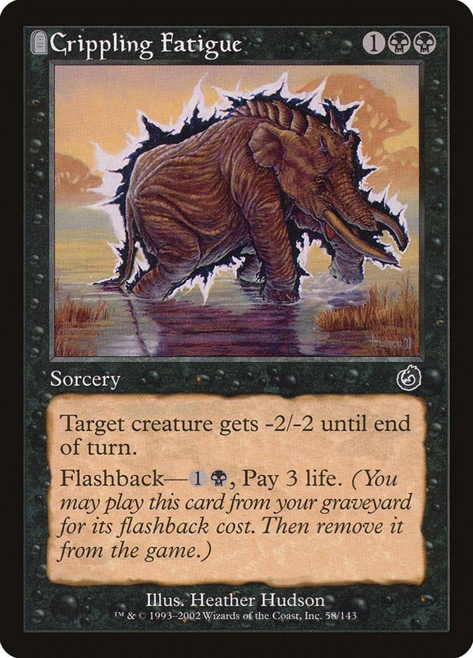 Image for Crippling Fatigue (58) (TOR) - Magic: The Gathering