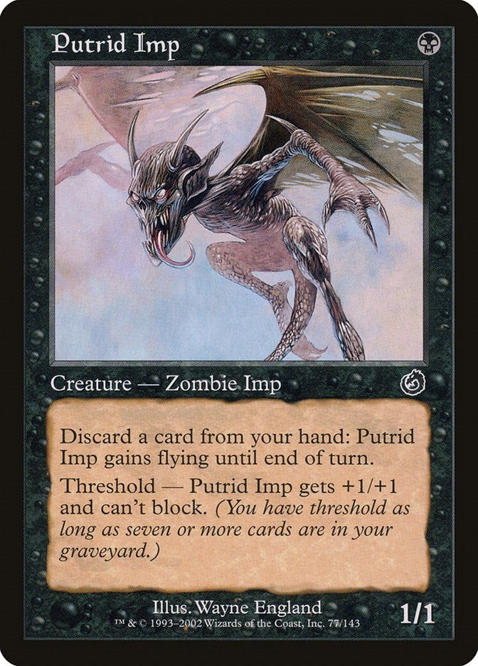 Image for Putrid Imp (77) (TOR) - Magic: The Gathering