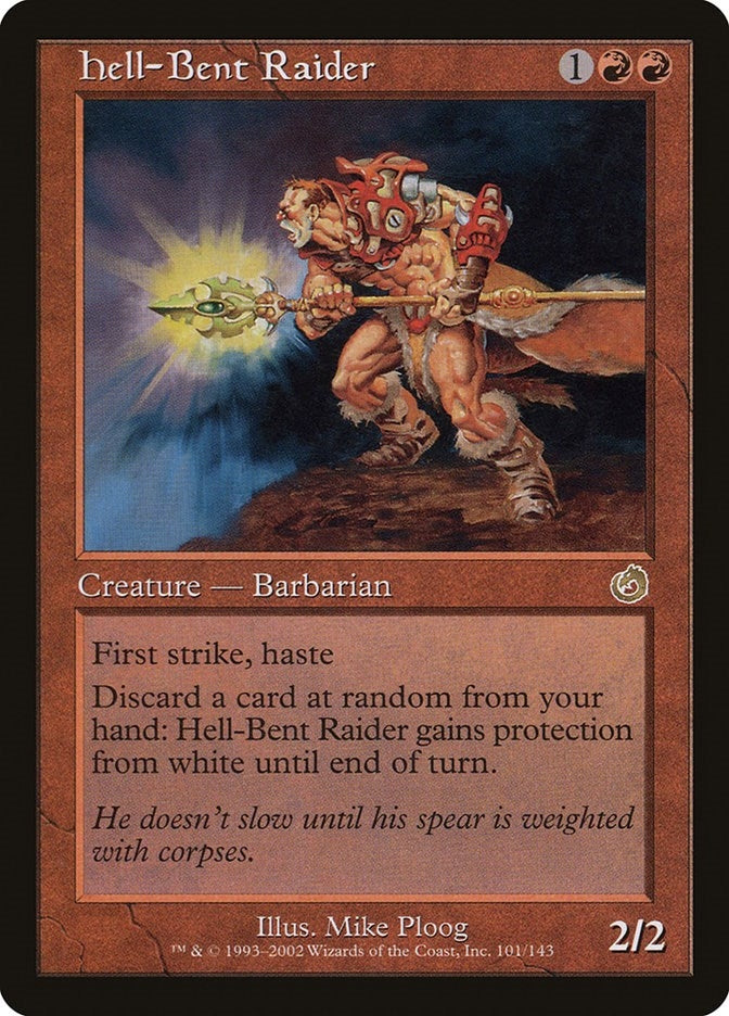 Image for Hell-Bent Raider (101) (TOR) - Magic: The Gathering