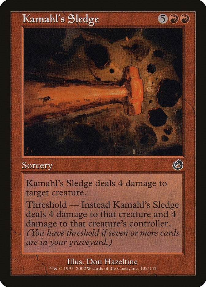 Image for Kamahl's Sledge (102) (TOR) - Magic: The Gathering