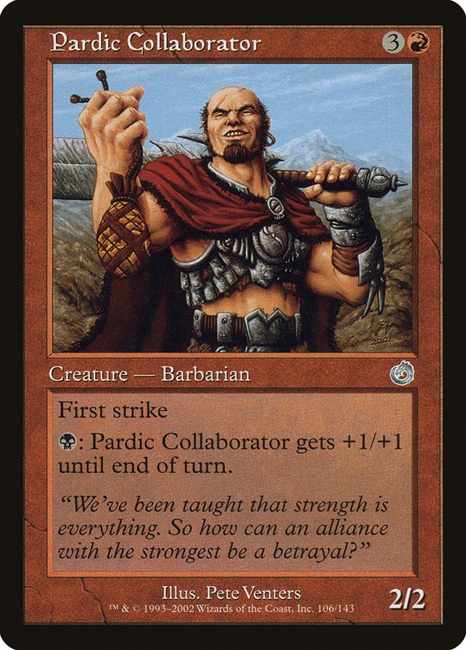 Image for Pardic Collaborator (106) (TOR) - Magic: The Gathering