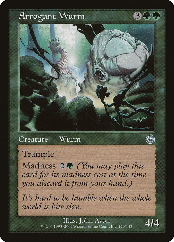 Image for Arrogant Wurm (120) (TOR) - Magic: The Gathering