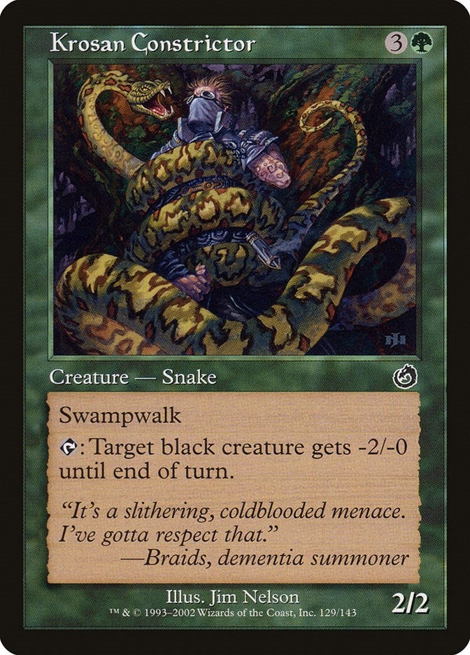 Image for Krosan Constrictor (129) (TOR) - Magic: The Gathering