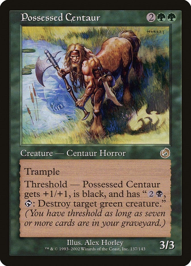 Image for Possessed Centaur (137) (TOR) - Magic: The Gathering