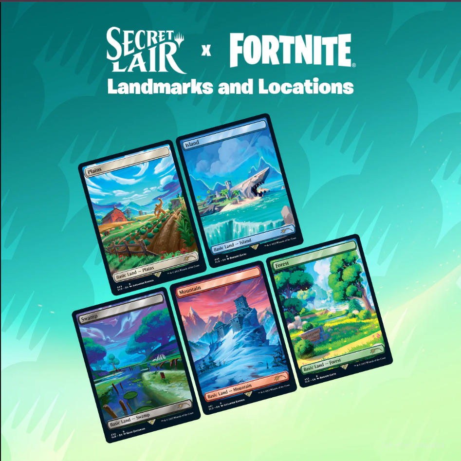 Secret Lair x Fortnite: Landmarks and Locations