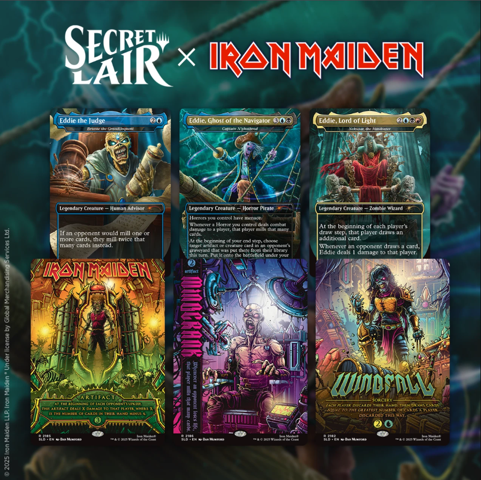 Secret Lair x Iron Maiden: Eddie Unchained