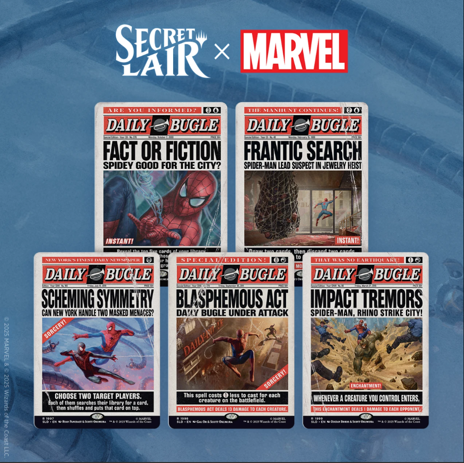 Secret Lair x Marvel's Spider-Man: Daily Bugle Breaking News