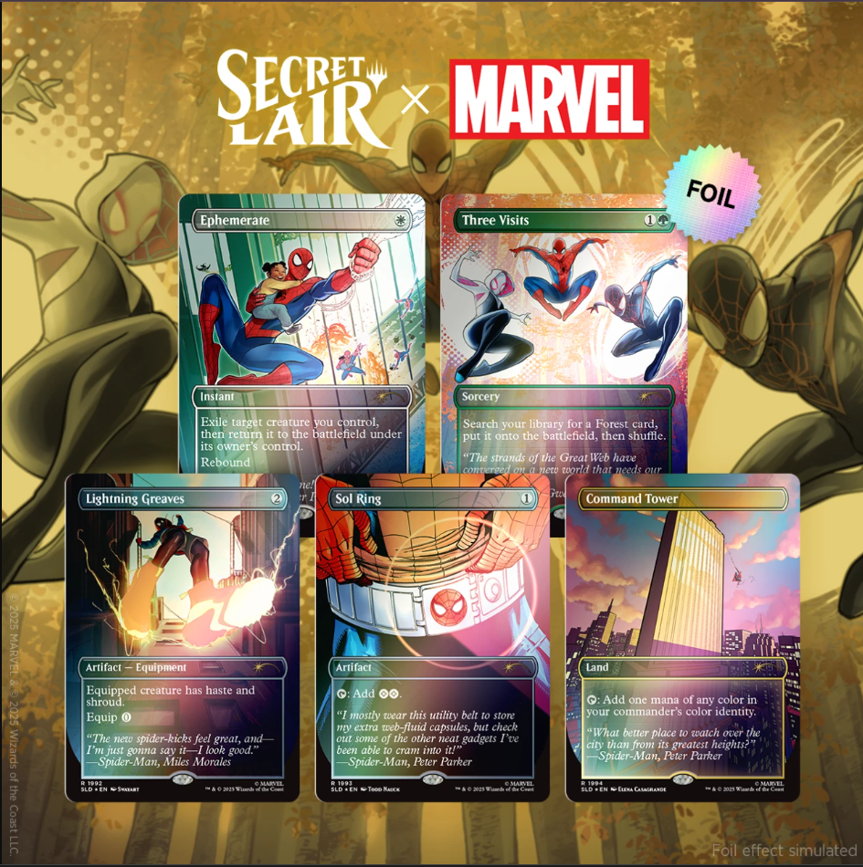 Secret Lair x Marvel's Spider-Man: Heroic Deeds