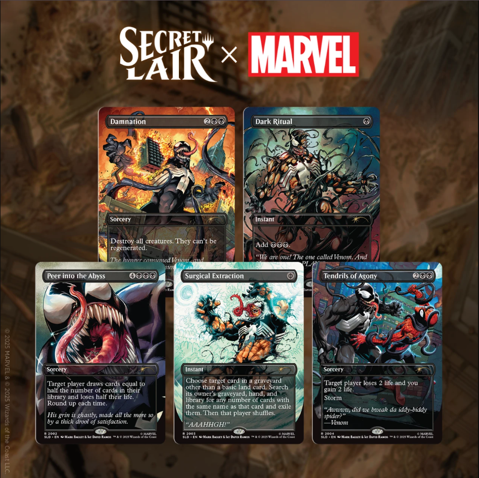 Secret Lair x Marvel's Spider-Man: Venom Unleashed (Colors)