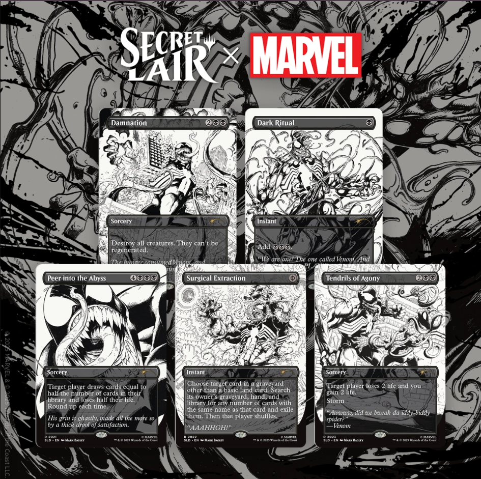 Secret Lair x Marvel's Spider-Man: Venom Unleashed (Inks)