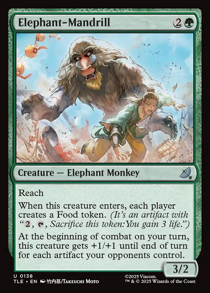 Elephant-Mandrill