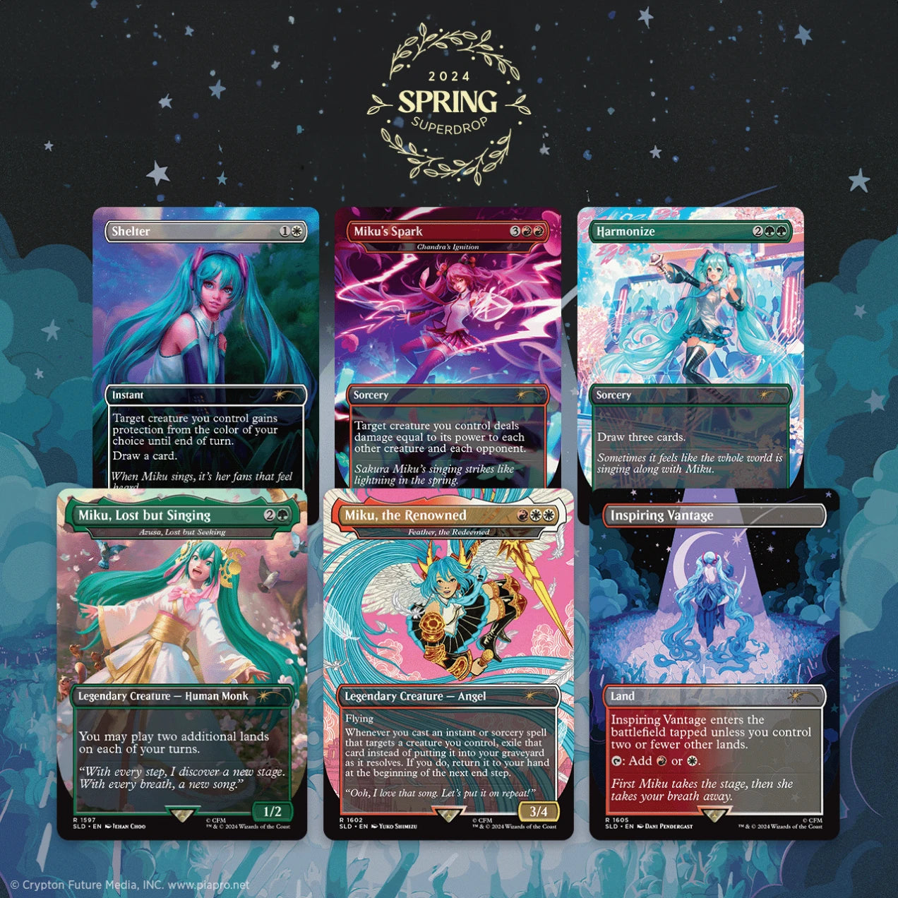 Secret Lair Drop Series x Hatsune Miku : Sakura Superstar