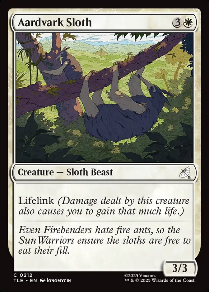 Aardvark Sloth